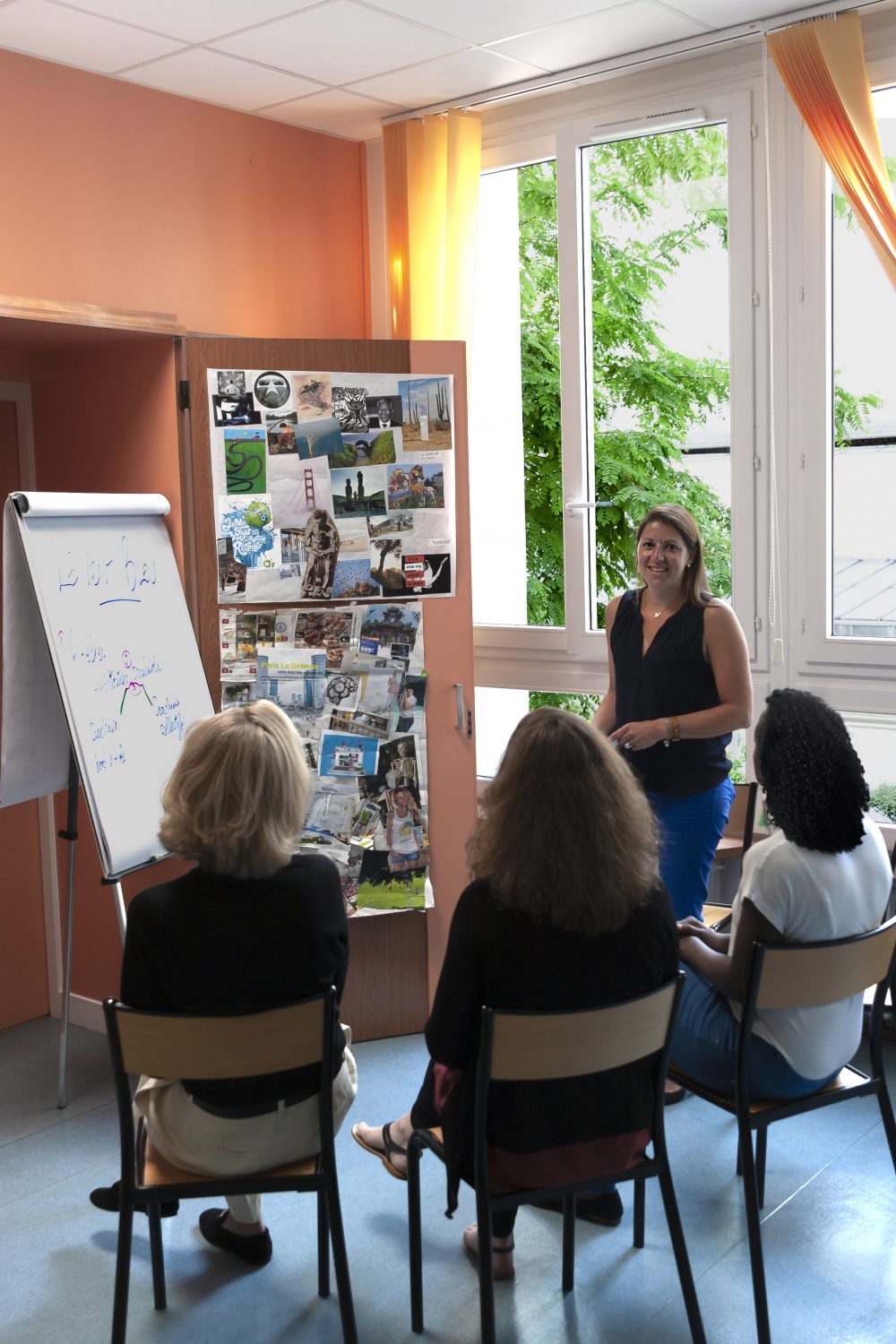 Un collectif de coaching animé par Géraldine Magnier de l'association Le Vent Bleu.